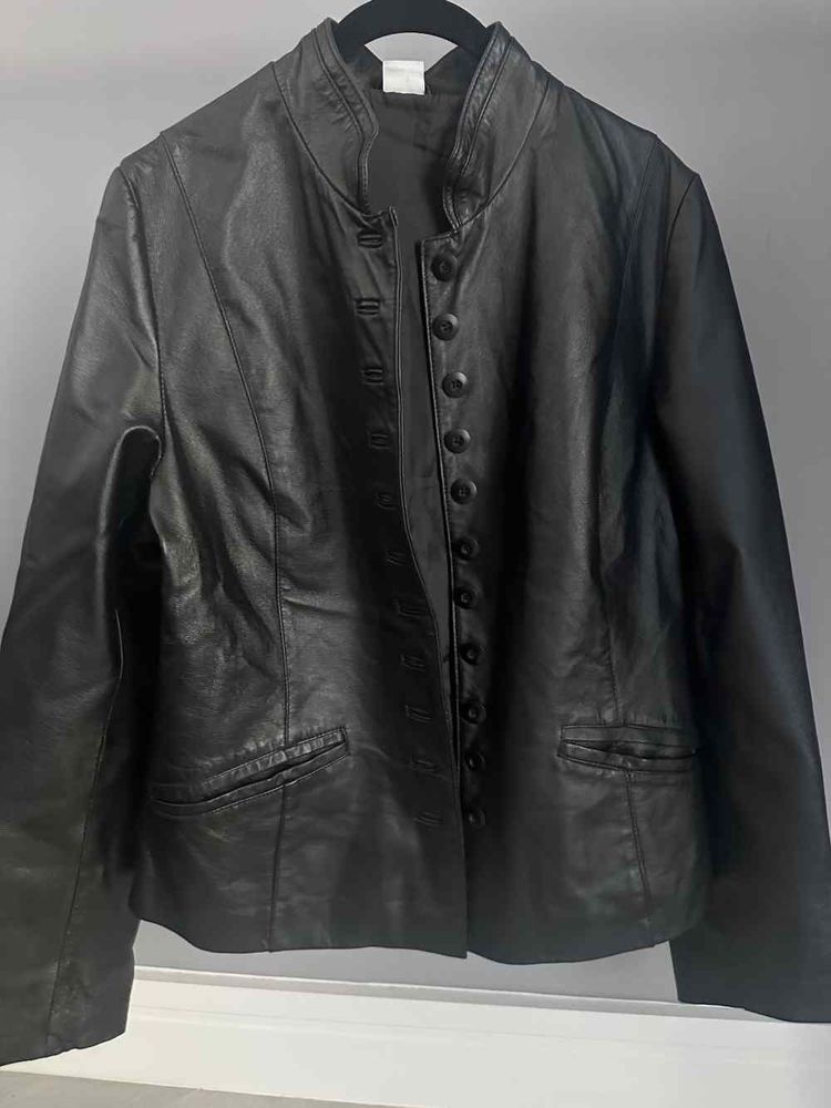 Other black leather jacket product image